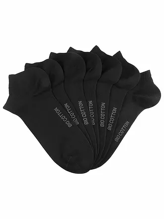 MAX CALVIN | Sneakersocken 7-er Pkg. schwarz | 